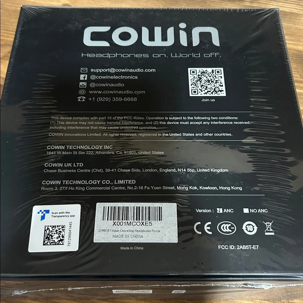 Cowin E7 Wireless Headphones - new in plastic - Picture 3 of 5